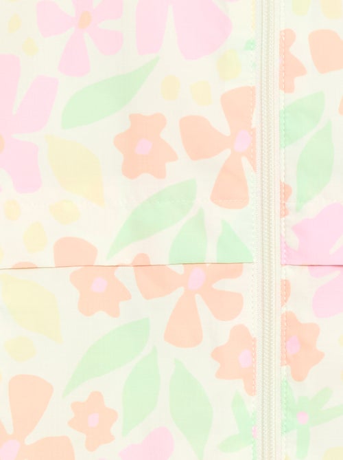 Blouson coupe-vent à capuche à motif - Kiabi Blouson coupe-vent à capuche à motif - Kiabi