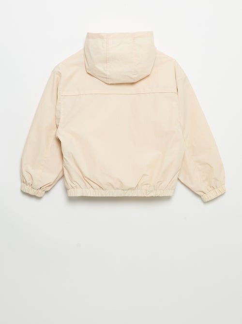 Blouson coupe-vent à capuche - Kiabi