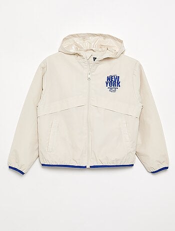 Blouson coupe-vent à capuche