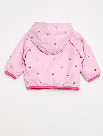 Blouson coupe-vent à capuche