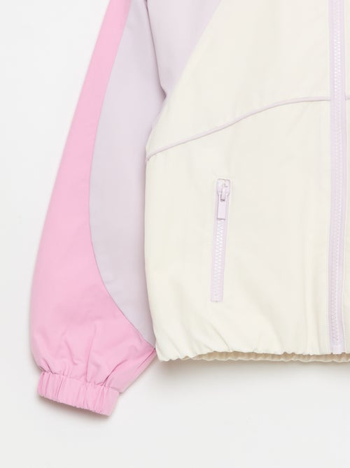 Blouson coupe-vent à capuche - Kiabi