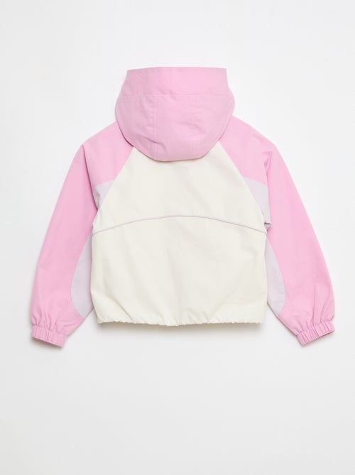 Blouson coupe-vent à capuche - Kiabi