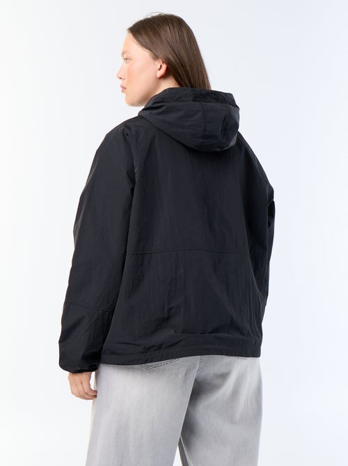 Blouson coupe-vent avec détails dorés - Kiabi