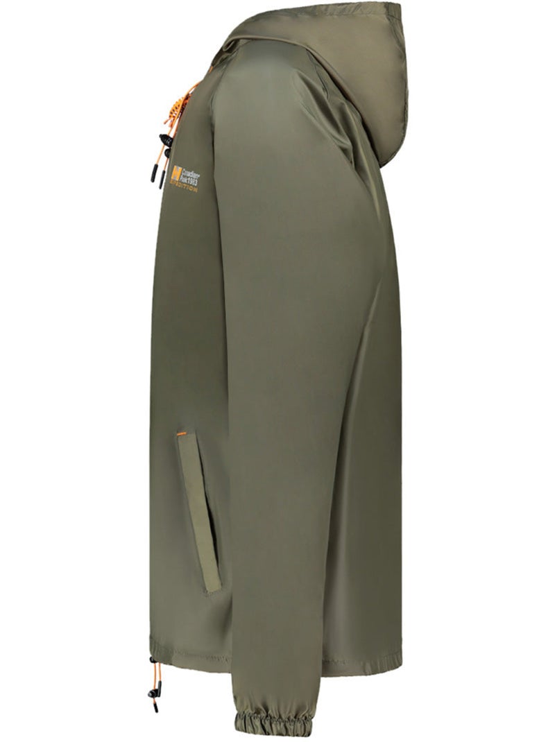 Blouson coupe-vent boateak – canadian peak Kaki - Kiabi