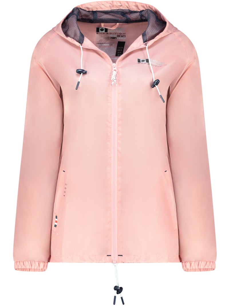 Blouson coupe-vent boateak – canadian peak Rose poudré - Kiabi