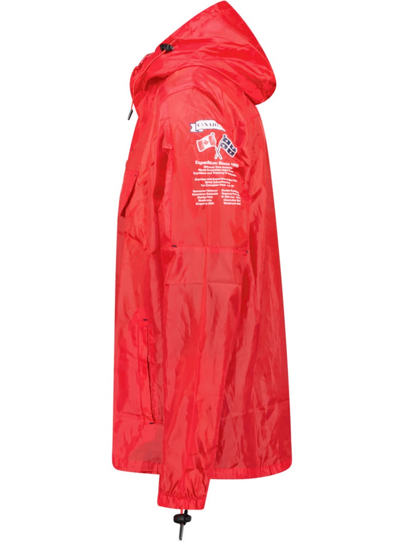 Blouson coupe-vent butaneak – canadian peak Rouge - Kiabi