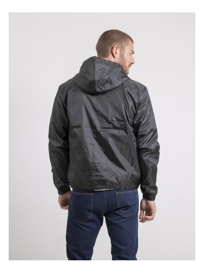 Blouson coupe-vent capuche zalta Noir - Kiabi