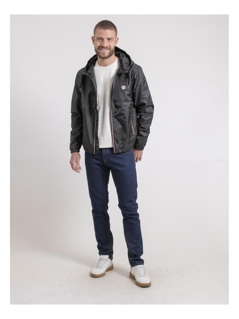 Blouson coupe-vent capuche zalta Noir - Kiabi