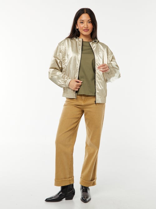 Blouson coupe-vent métallisé - Kiabi