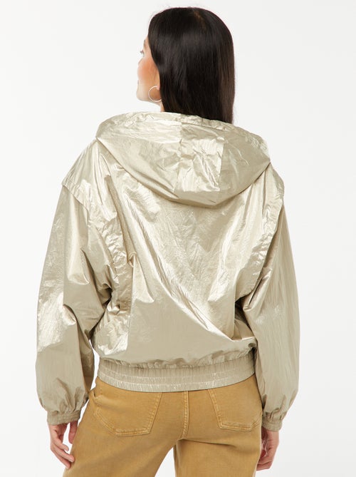 Blouson coupe-vent métallisé - Kiabi