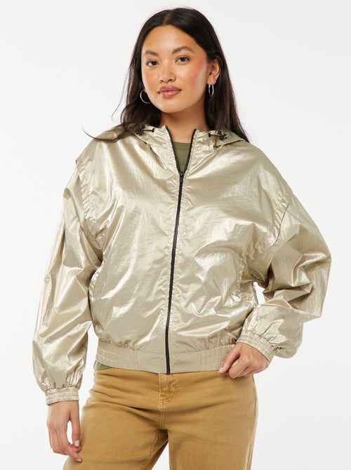 Blouson coupe-vent métallisé - Kiabi