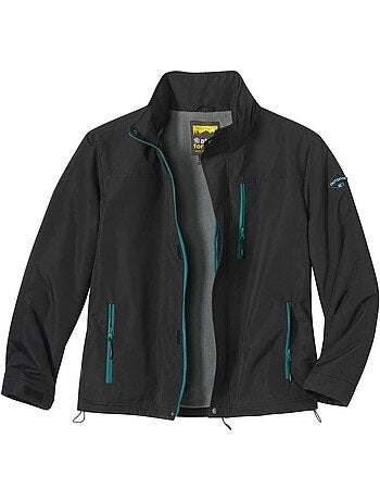 Blouson Coupe-Vent Microfibre Doublé Polaire - ATLAS FOR MEN