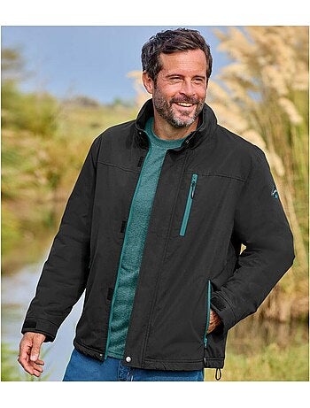 Blouson Coupe-Vent Microfibre Doublé Polaire - ATLAS FOR MEN