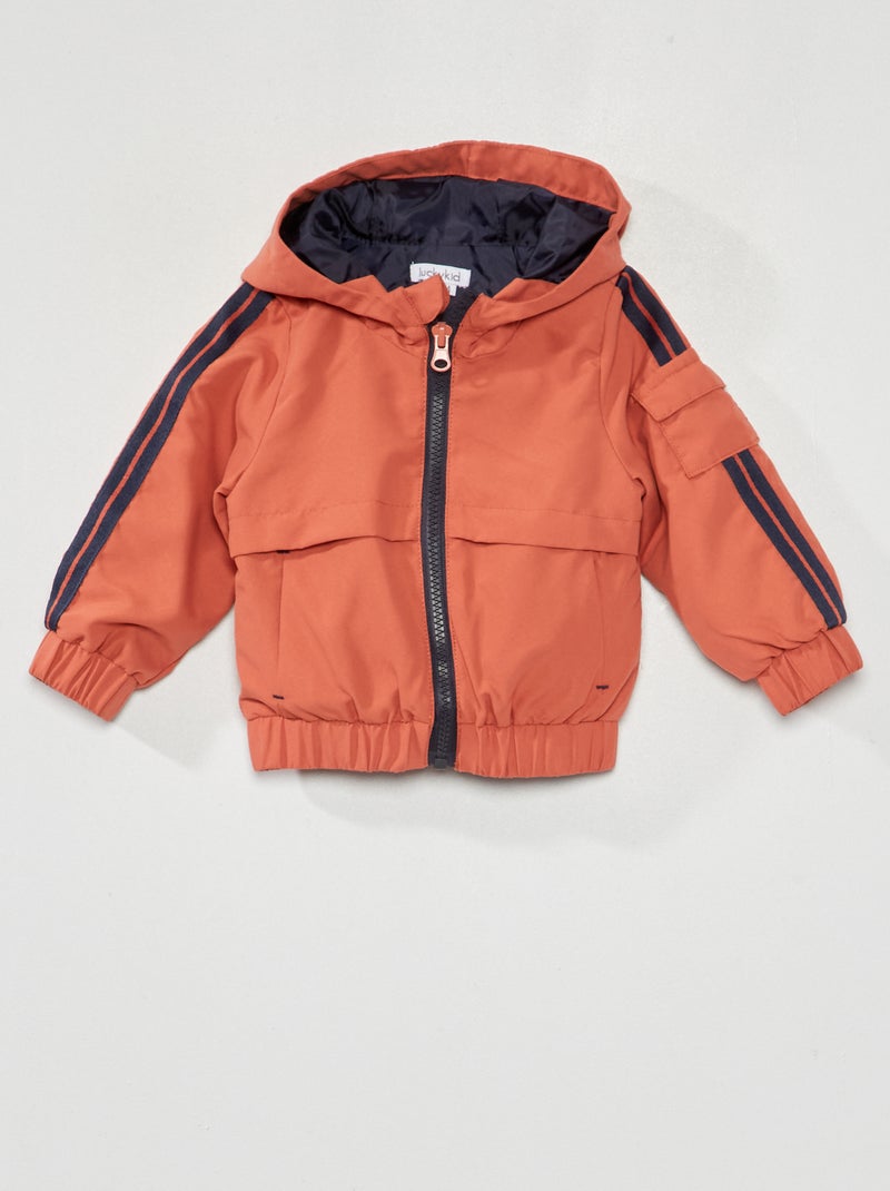 Blouson coupe-vent Orange - Kiabi
