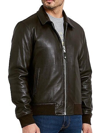 Blouson cuir Homme Schott Mens Leather