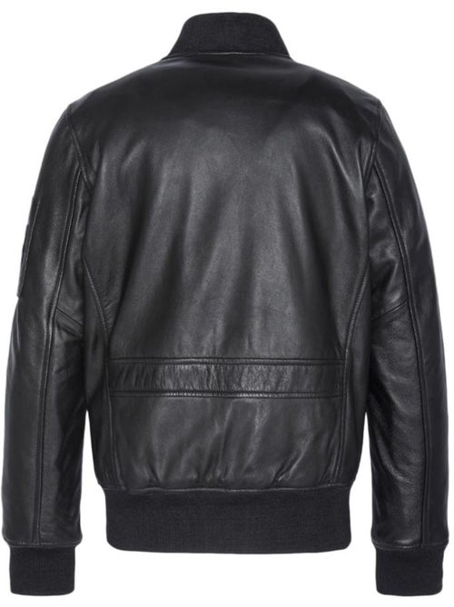 Blouson cuir Homme Schott - Kiabi