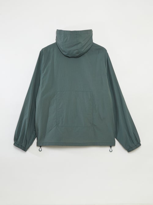 Blouson de pluie à capuche - collection facile à enfiler - Kiabi