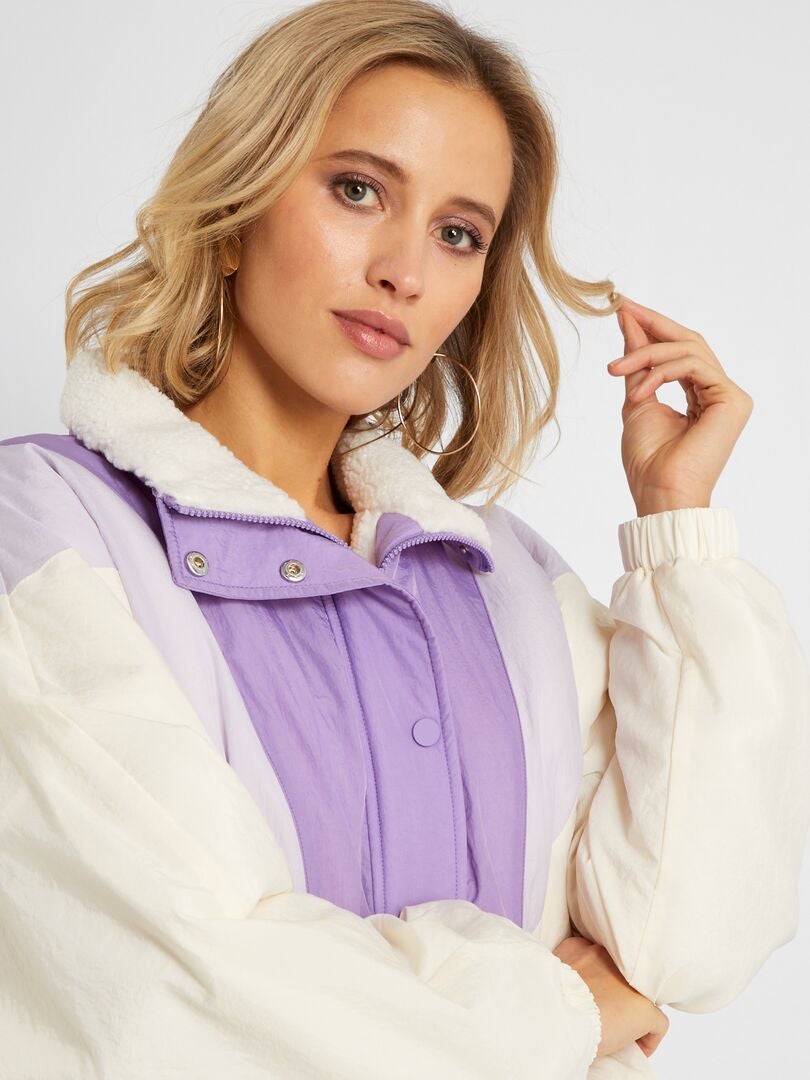 veste coq sportif femme violet