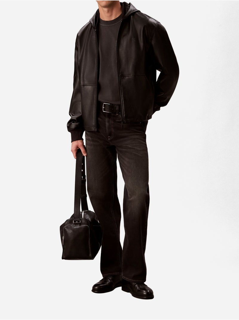 Blouson effet cuir - calvin klein Noir Noir - Kiabi