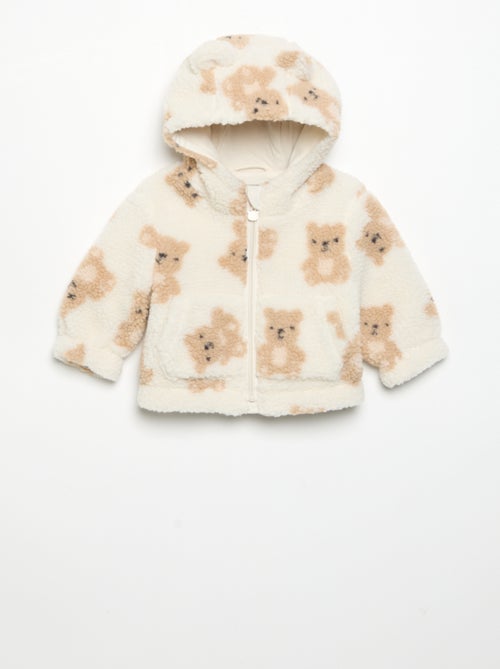 Blouson effet moutonné - Kiabi