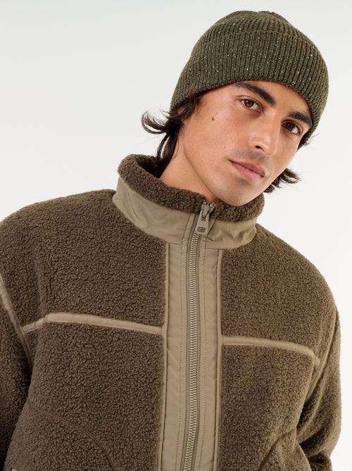 Blouson effet moutonné - Kiabi