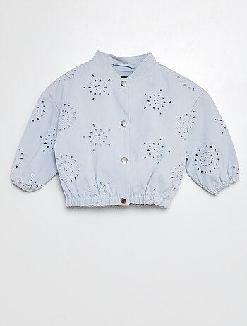 Blouson en broderies anglaises