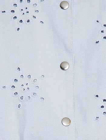 Blouson en broderies anglaises