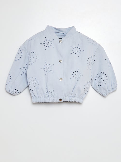 Blouson en broderies anglaises - Kiabi