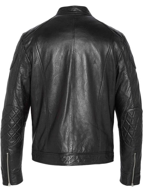 Blouson en cuir Homme Schott Blouson - Kiabi