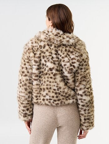 Blouson en fausse fourrure