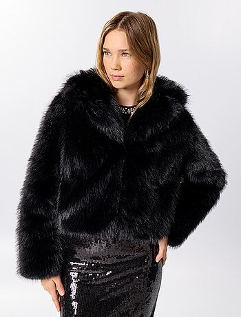 Blouson en fausse fourrure