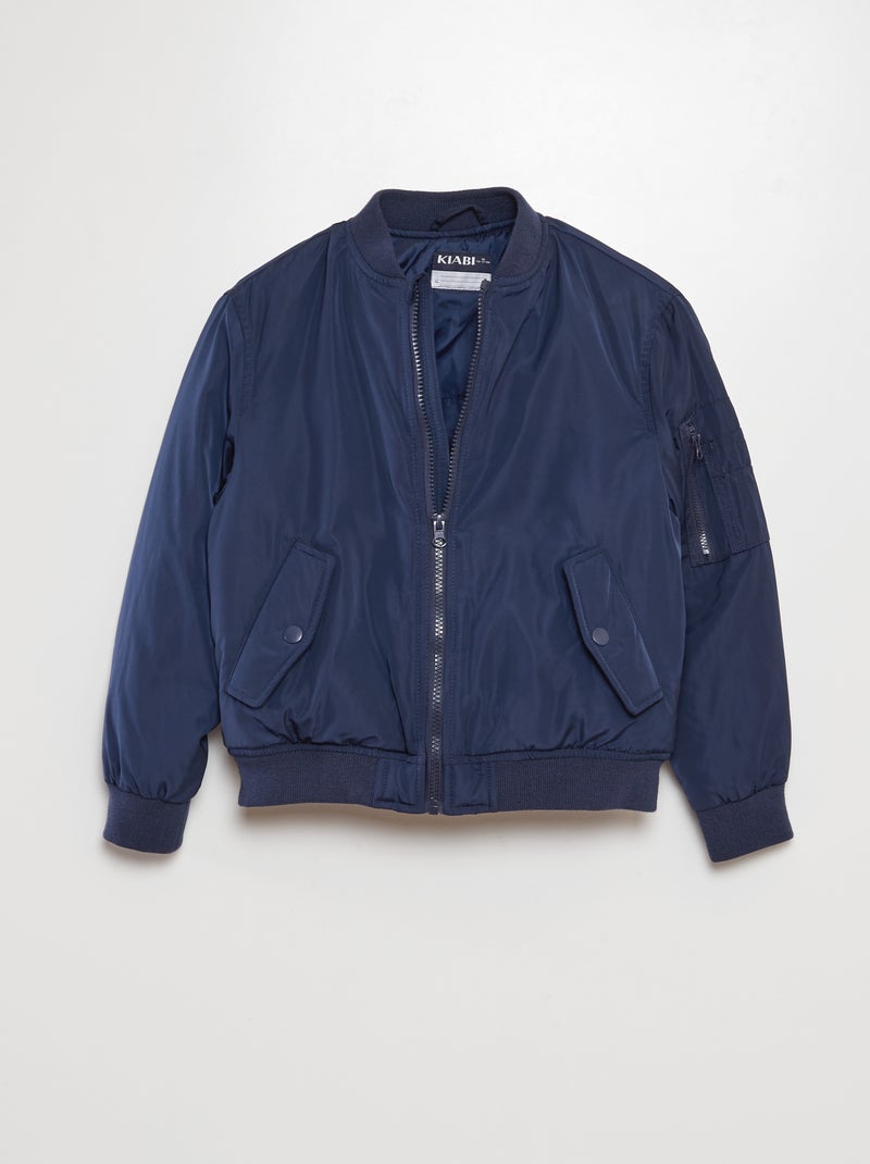 Blouson en nylon Bleu marine - Kiabi