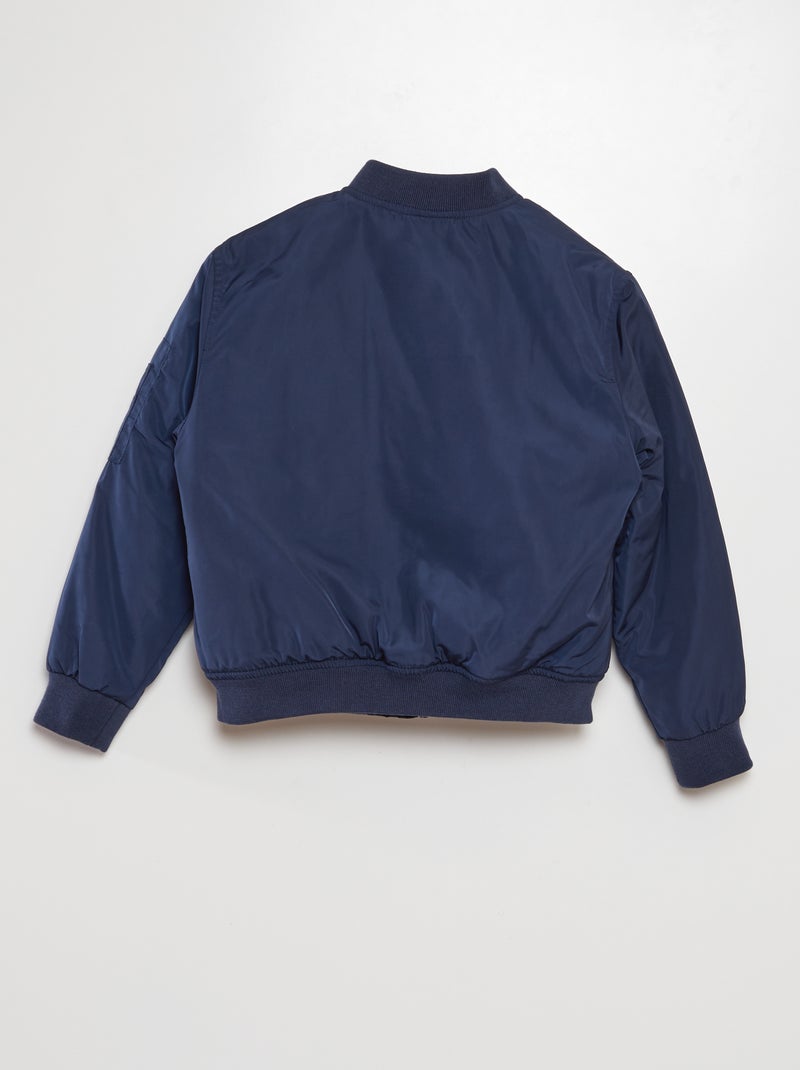 Blouson en nylon Bleu marine - Kiabi