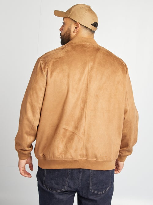 Blouson en suédine zippé - Kiabi