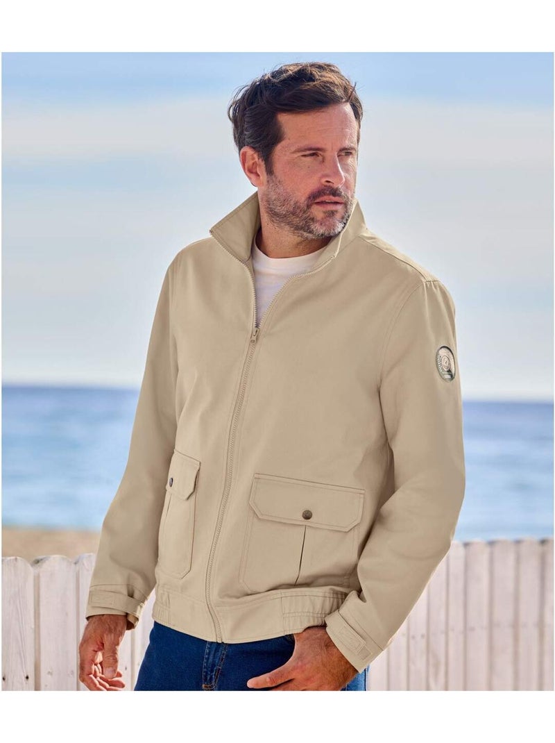 Blouson en twill exploration  - atlas for men Beige - Kiabi