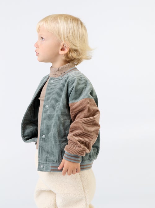 Blouson en velours côtelé - Kiabi