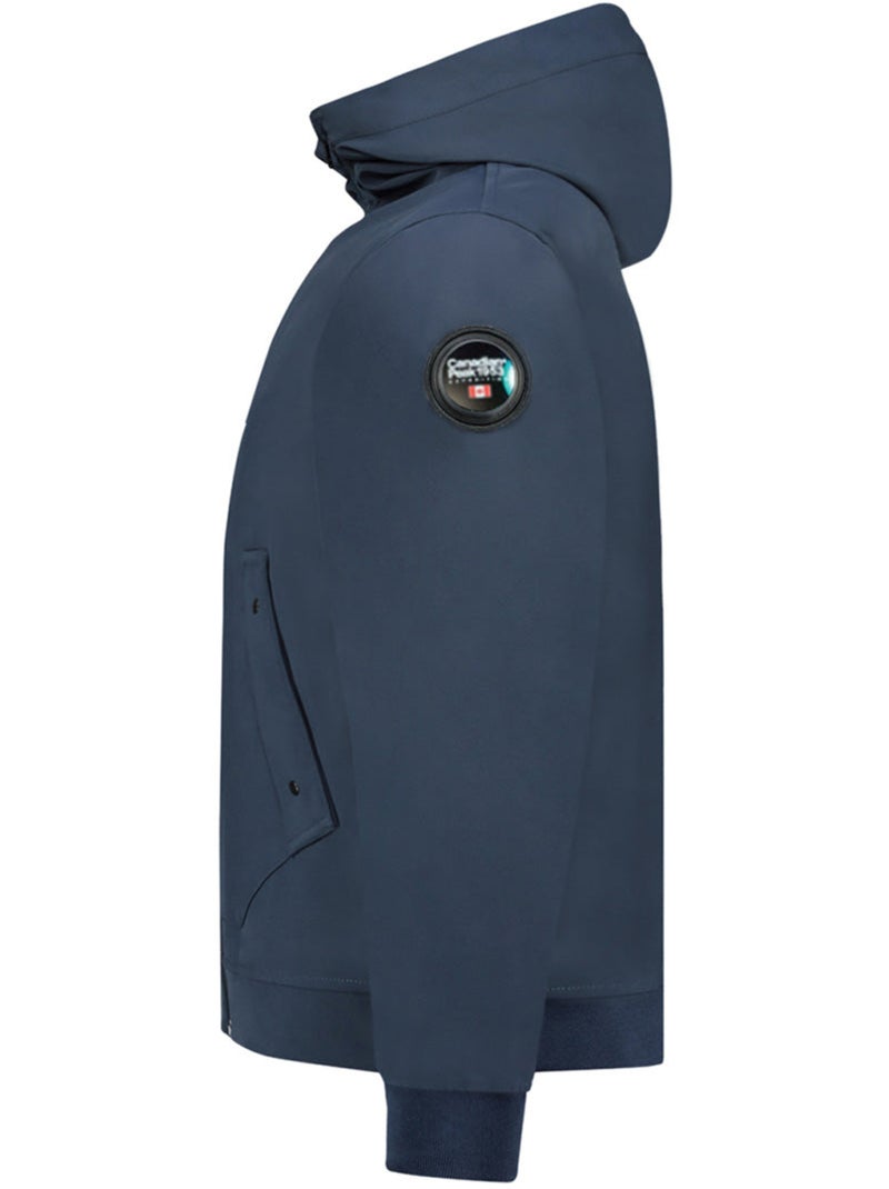 Blouson fin à capuche abraleak – canadian peak Bleu marine - Kiabi