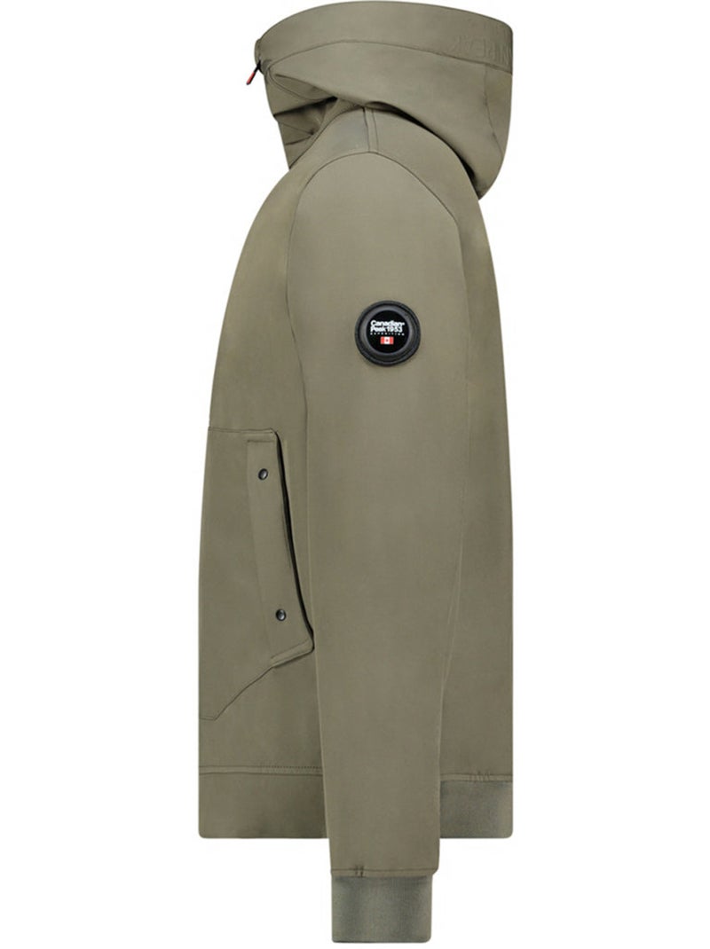 Blouson fin à capuche abraleak – canadian peak Kaki - Kiabi
