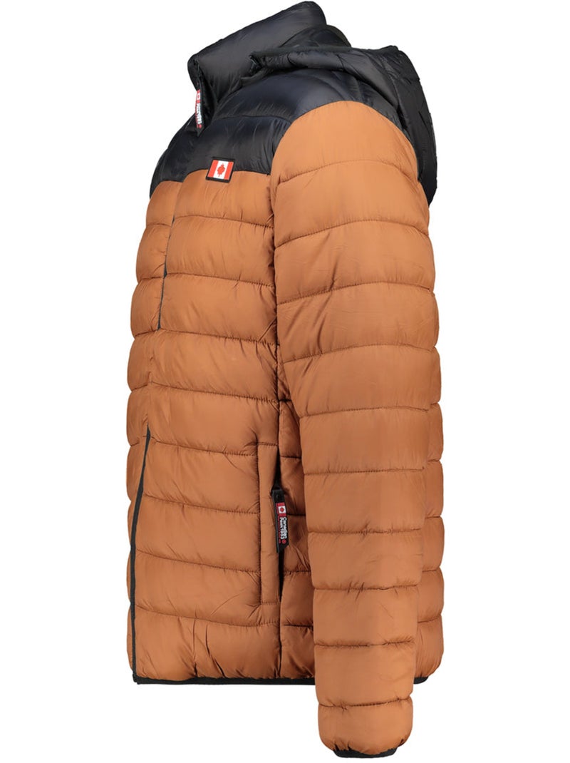 Blouson fin matelassé à capuche amigoclerceak – canadian peak Camel - Kiabi
