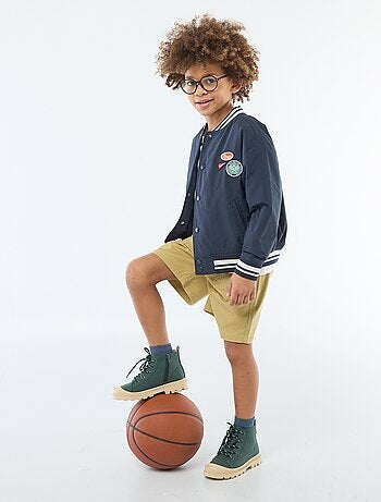 Blouson forme aviateur à pressions