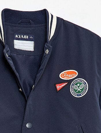 Blouson forme aviateur à pressions