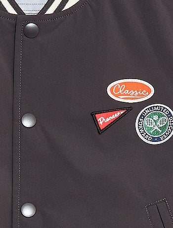 Blouson forme aviateur à pressions