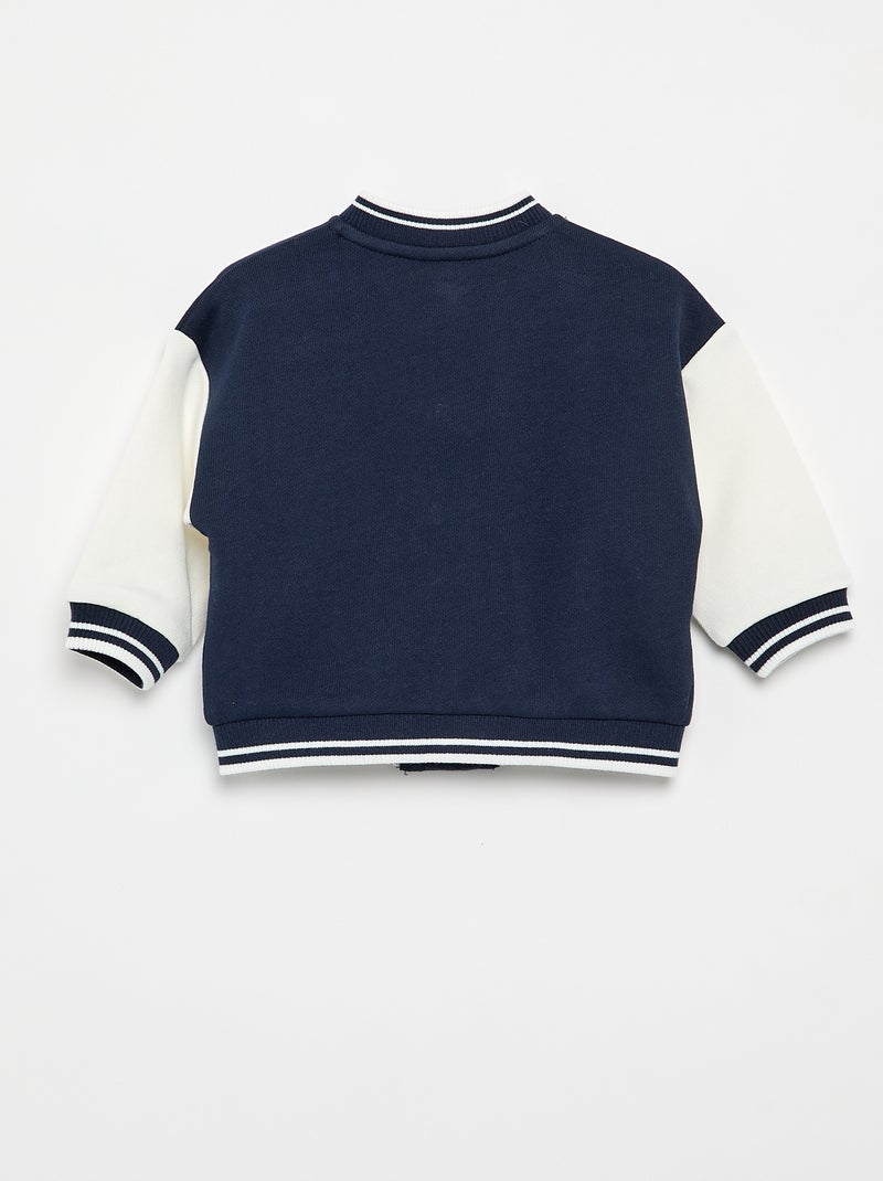 Blouson in Amerikaanse campusstijl Blauw - Kiabi