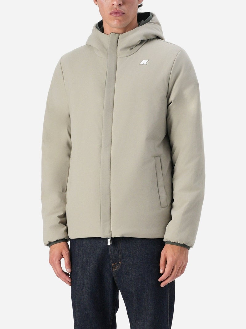 Blouson Jack St Warm Double  - K-Way Kaki - Kiabi