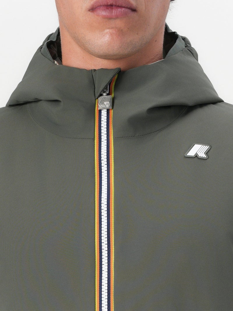 Blouson Jack St Warm Double  - K-Way Kaki - Kiabi