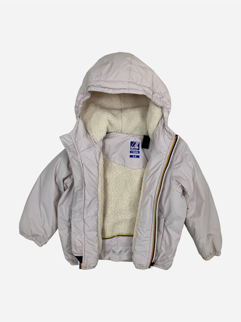 Blouson K-Way P. Le Vrai 4.0 Claude Orsetto Rose - Kiabi