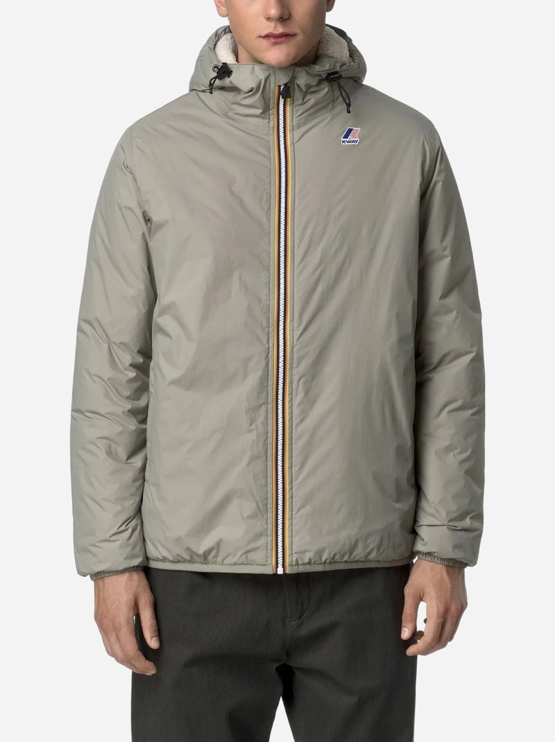 Blouson LE VRAI 4.0 CLAUDE ORSETTO - K-Way Taupe - Kiabi