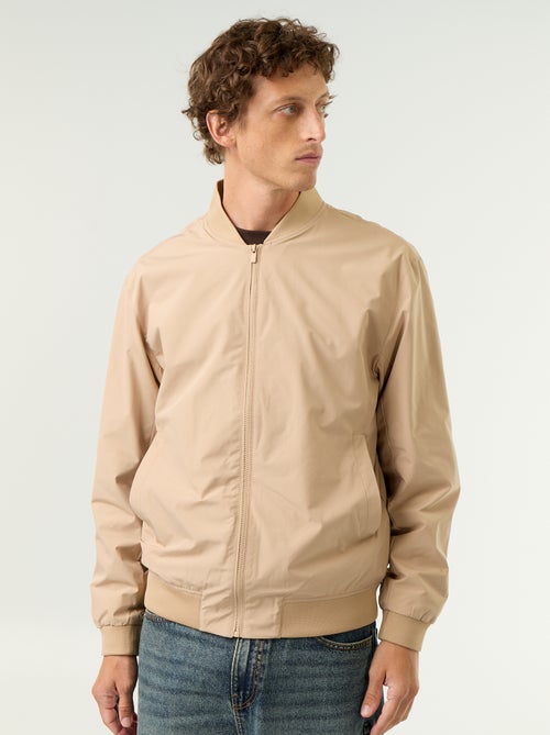 Blouson léger uni zippé - Kiabi