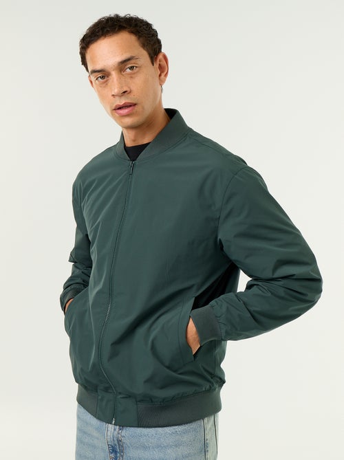 Blouson léger uni zippé - Kiabi
