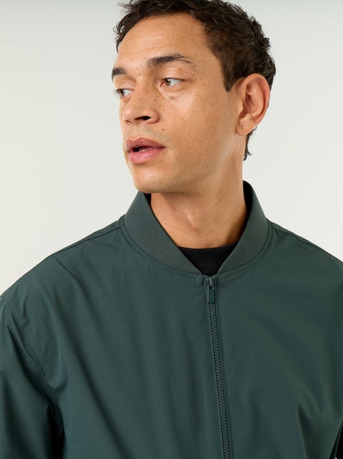 Blouson léger uni zippé - Kiabi